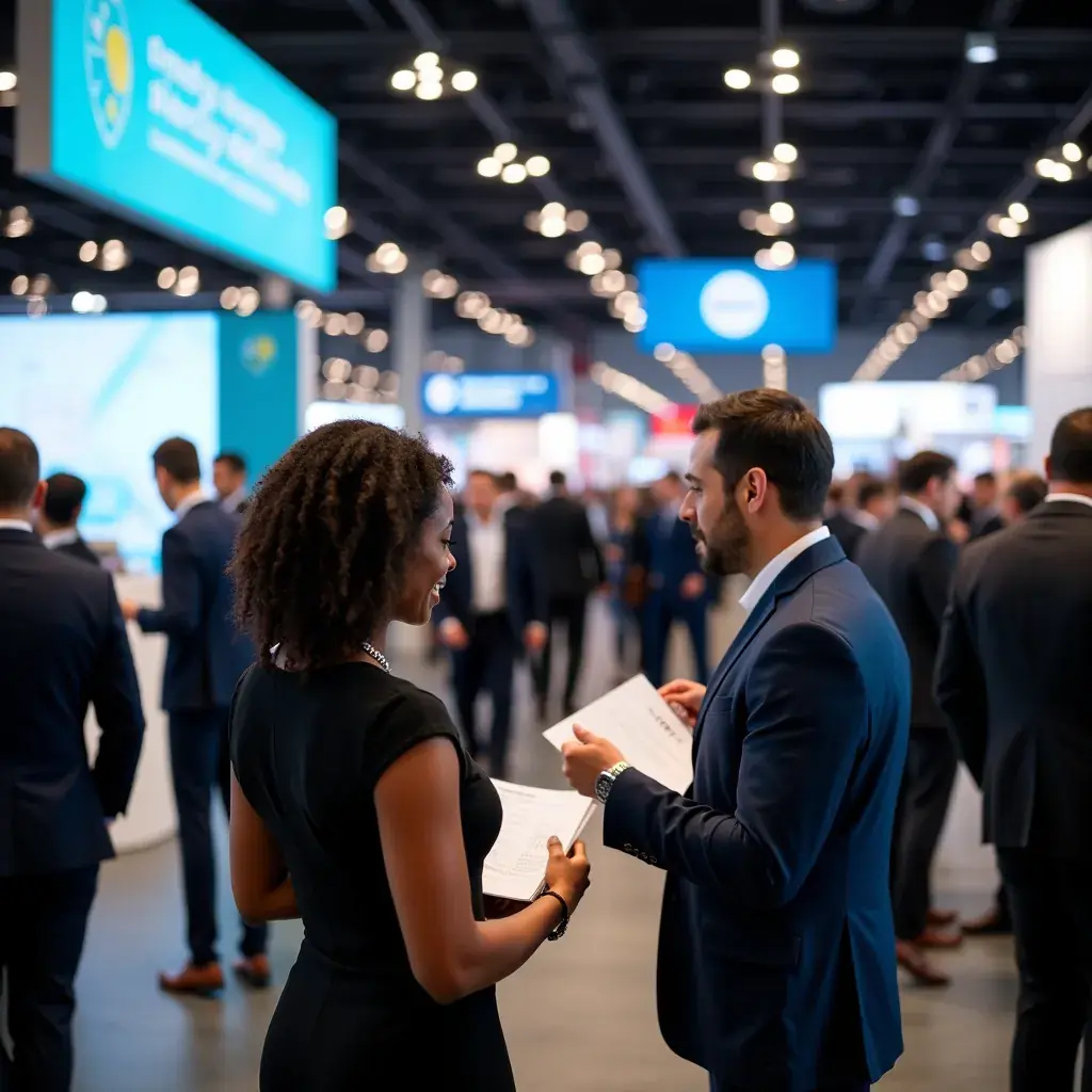 Illustration of smart analytics tools used to visualize energy data and trends.