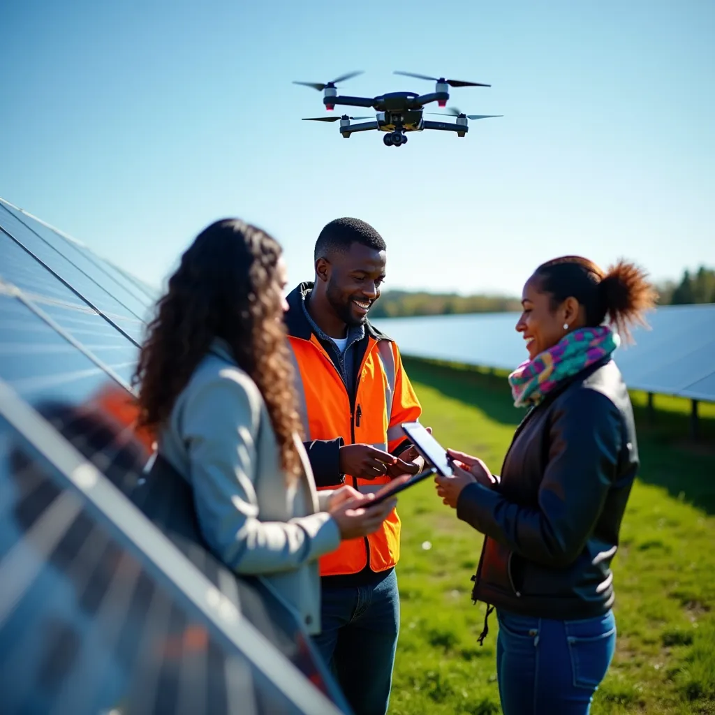 Image of a research lab where scientists are testing new energy-efficient technologies.